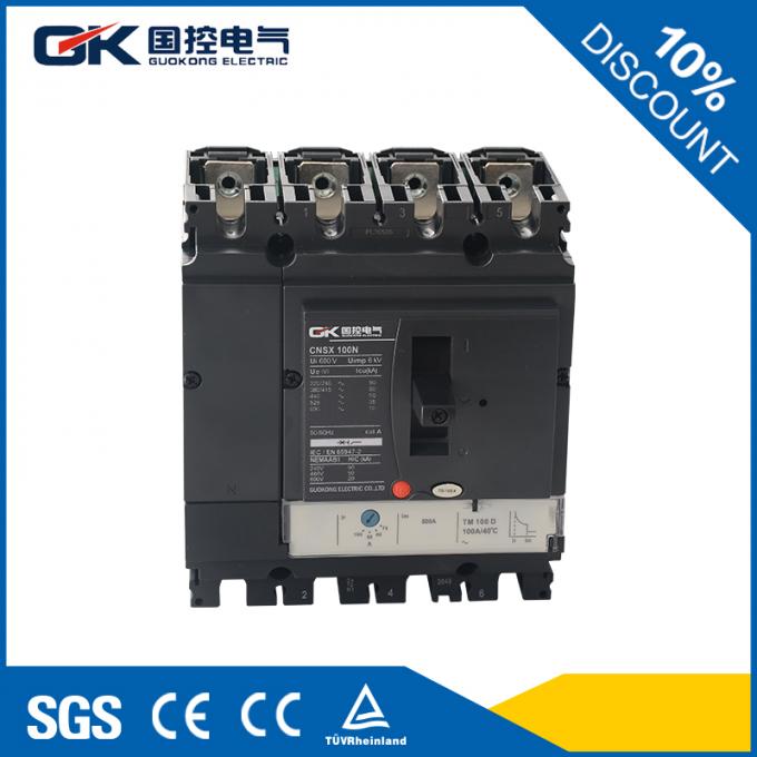 Magnetic Molded Case Circuit Breaker , Thermal Switch Electrical Breaker Panel