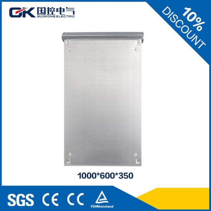Durable Stainless Steel Electrical Box , Outdoor Electrical Panel Convenient Operation
