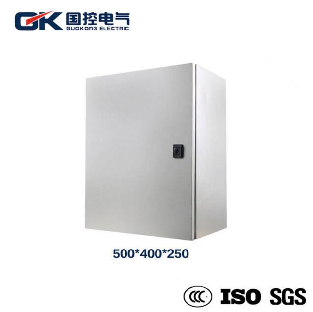 Weatherproof Low Voltage Power Distribution Box Durable Wall Mounted Steel Sheet
