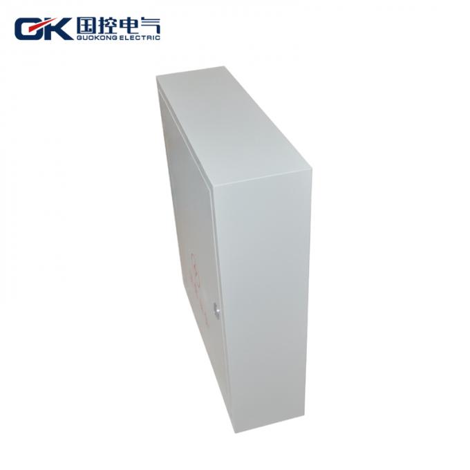 Zincpassivated Indoor Distribution Box Single Door Stainless Steel With Lock Grey Coating
