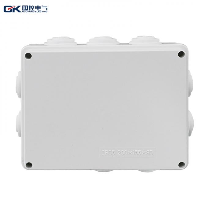 OEM Offered Electrical Connection Box Plastic High Firmness With Environmental Protection