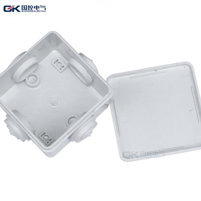 Mounting Hole Round Plastic Electrical Box Safety Waterproof Terminal Junction Box
