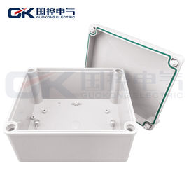 China Screws White ABS Junction Box Dustproof Performance With Polycarbonate Coating supplier