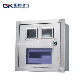 China External Galvanized Steel Enclosures , Lockable Outdoor Electrical Fuse Box CE Certification supplier