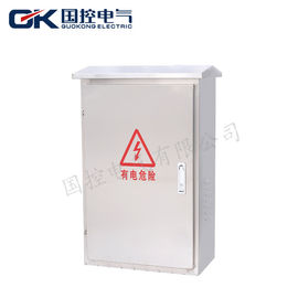 China Exterior Stainless Steel Electrical Box , Electrical Distribution Board Rated Voltage 500V supplier