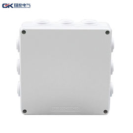 China 200*200*80mm Plastic Junction Box Internal Installation PVC Circular DIN For Track Components supplier