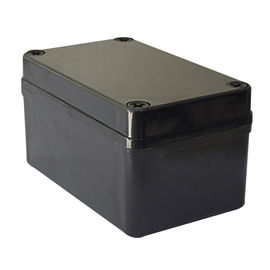 China Black Color Plastic Waterproof Electrical Junction Box / Electrical Connection Box supplier