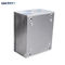 Rainproof Stainless Steel Electrical Cabinets High Precision Two Holes With Lock supplier