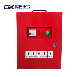 Red Electrical Distribution Box / Job Site Electrical Power Distribution Board