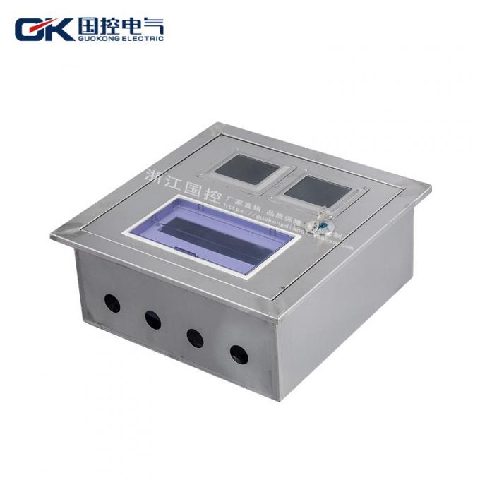 External Galvanized Steel Enclosures , Lockable Outdoor Electrical Fuse Box CE Certification