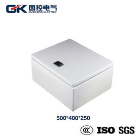Weatherproof Low Voltage Power Distribution Box Durable Wall Mounted Steel Sheet supplier