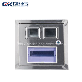 External Galvanized Steel Enclosures , Lockable Outdoor Electrical Fuse Box CE Certification supplier