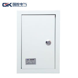 Surface Mounted Electrical Distribution Box , Power Distribution Box With Lock Grey Coating supplier