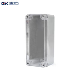 Indoor Outdoor Plastic Junction Box Reinforced Sealing Feature With Clear Cover supplier