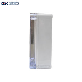 Indoor Outdoor Plastic Junction Box Reinforced Sealing Feature With Clear Cover supplier