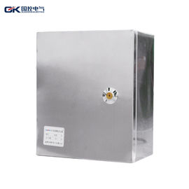 Rainproof Stainless Steel Electrical Cabinets High Precision Two Holes With Lock supplier