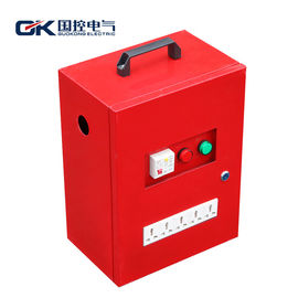 Red Electrical Distribution Box / Job Site Electrical Power Distribution Board supplier