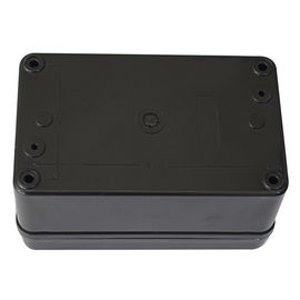 Black Color Plastic Waterproof Electrical Junction Box / Electrical Connection Box supplier