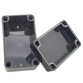 Black Color Plastic Waterproof Electrical Junction Box / Electrical Connection Box supplier