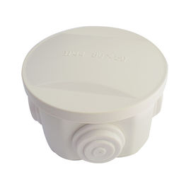 Circle Round Type Plastic Junction Box Flame Retardant For Office Building supplier