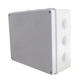 Custom Design Plastic Outdoor Electrical Box / Grey Plastic Electrical Boxes supplier