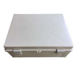 Grey White Waterproof Terminal Junction Box / Hinged Plastic Electrical Enclosures supplier
